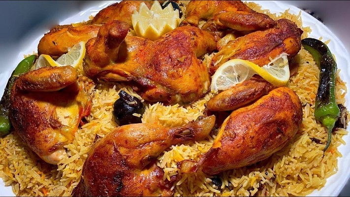طريقة عمل مندي الدجاج بالفحم