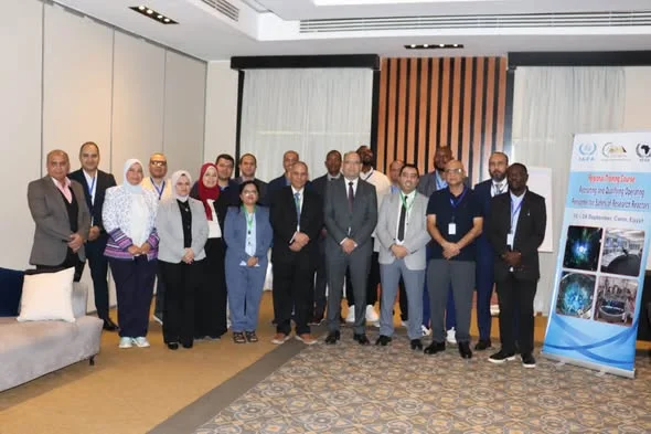 «الطاقة الذرية» تنظم دورة تدريبية حول توظيف وتأهيل أطقم تشغيل مفاعلات البحوث 