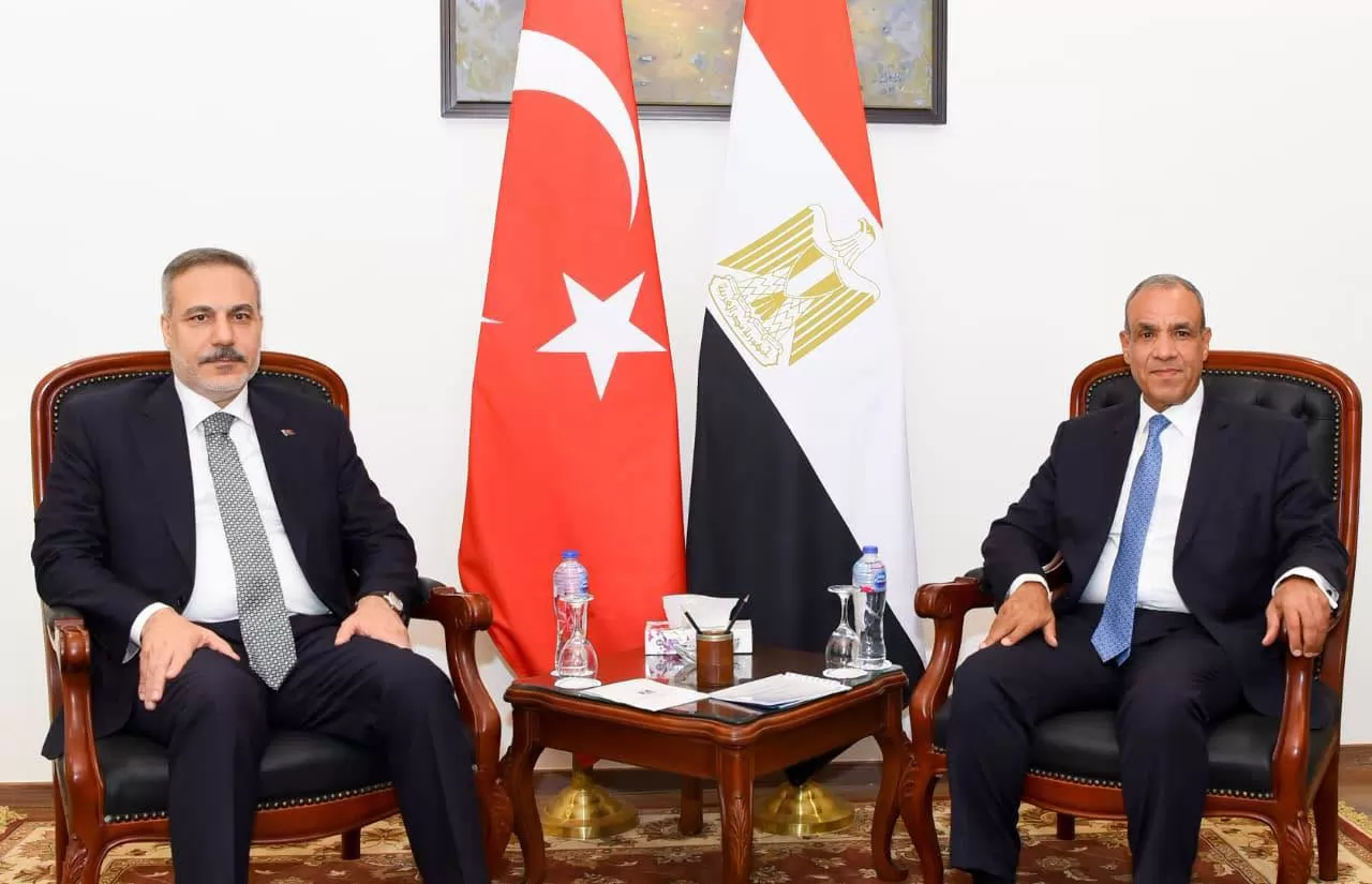 وزير الخارجية يستقبل نظيره التركي ويرأسان اجتماع التخطيط المشترك