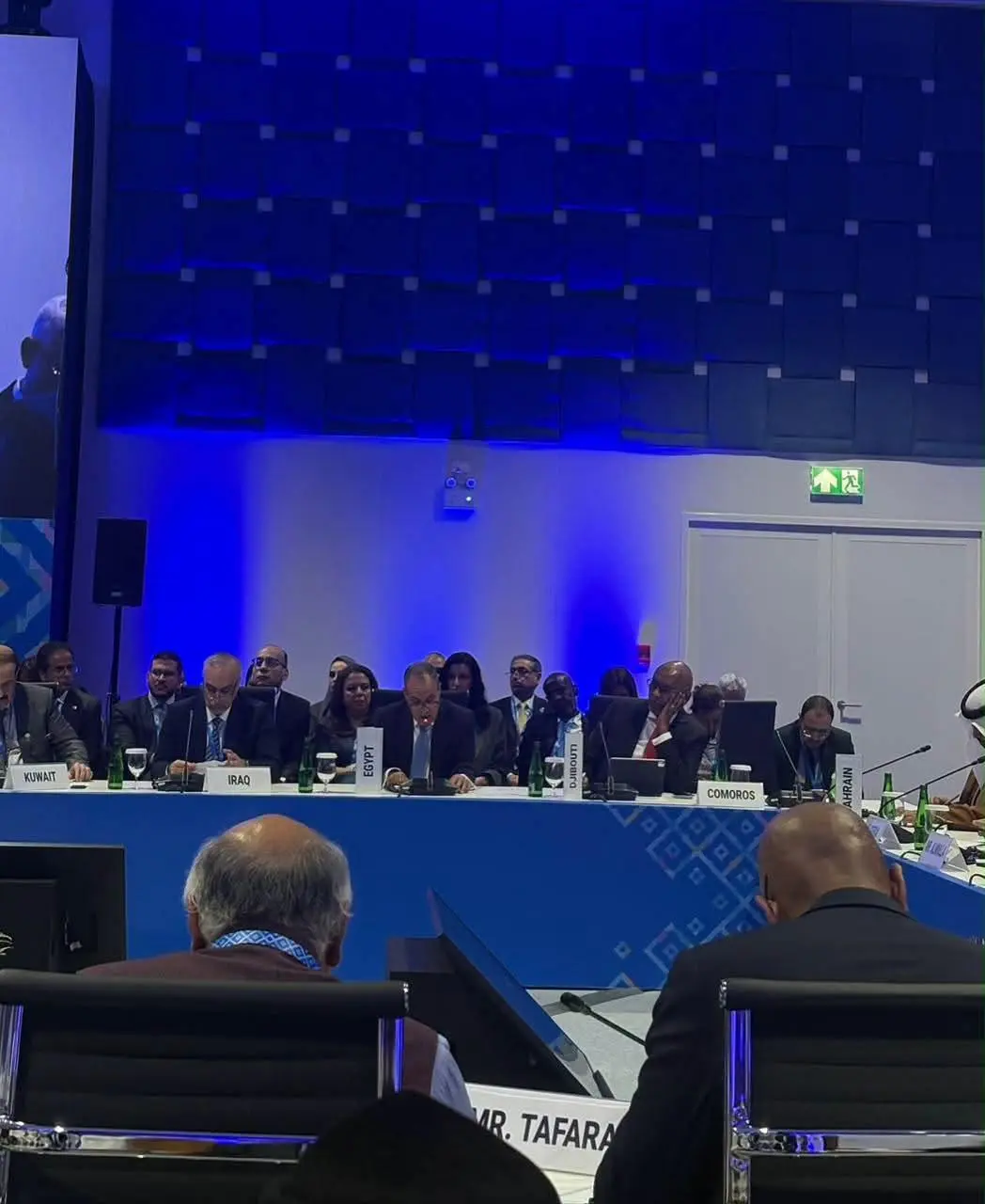  وزير الخارجية يستعرض مع رئيس مجموعة البنك الدولي التحديات الاقتصادية الإقليمية وأولويات التنمية  