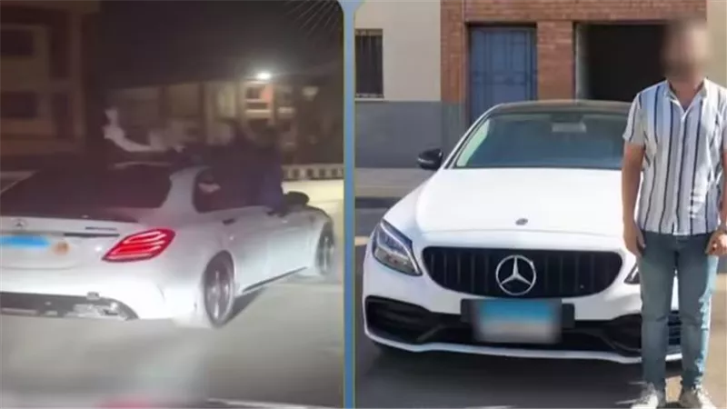 فرحة زفاف تتحول إلى مخالفة خطيرة.. ضبط قائد سيارة متهور بالبحيرة 