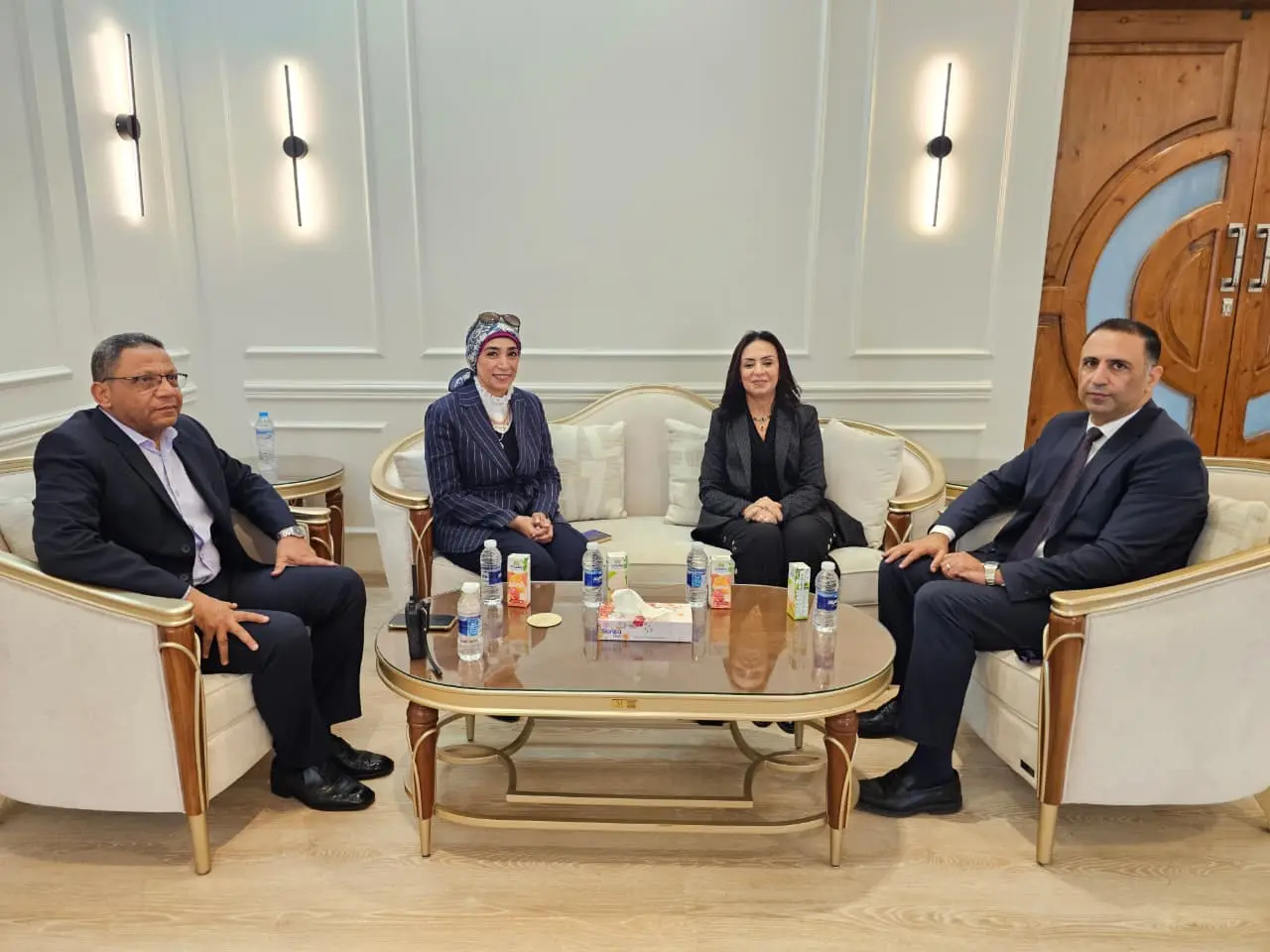 وزيرة التضامن الاجتماعي تصل محافظة الأقصر 