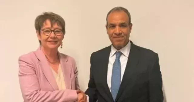 وزير الخارجية يلتقى رئيسة البنك الأوروبى لإعادة الإعمار والتنمية
